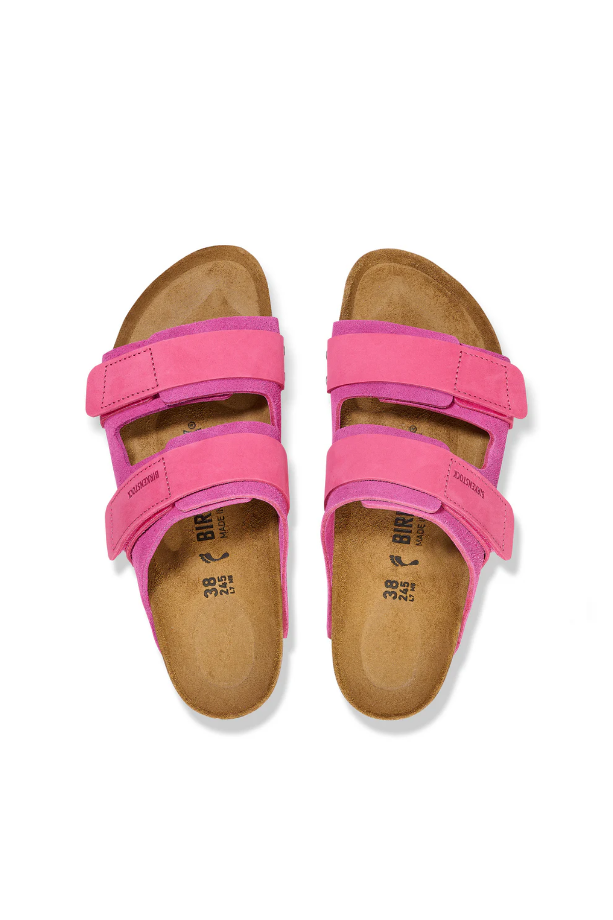 Uji Fuchsia Tulip Suede/nubuck Leather Narrow