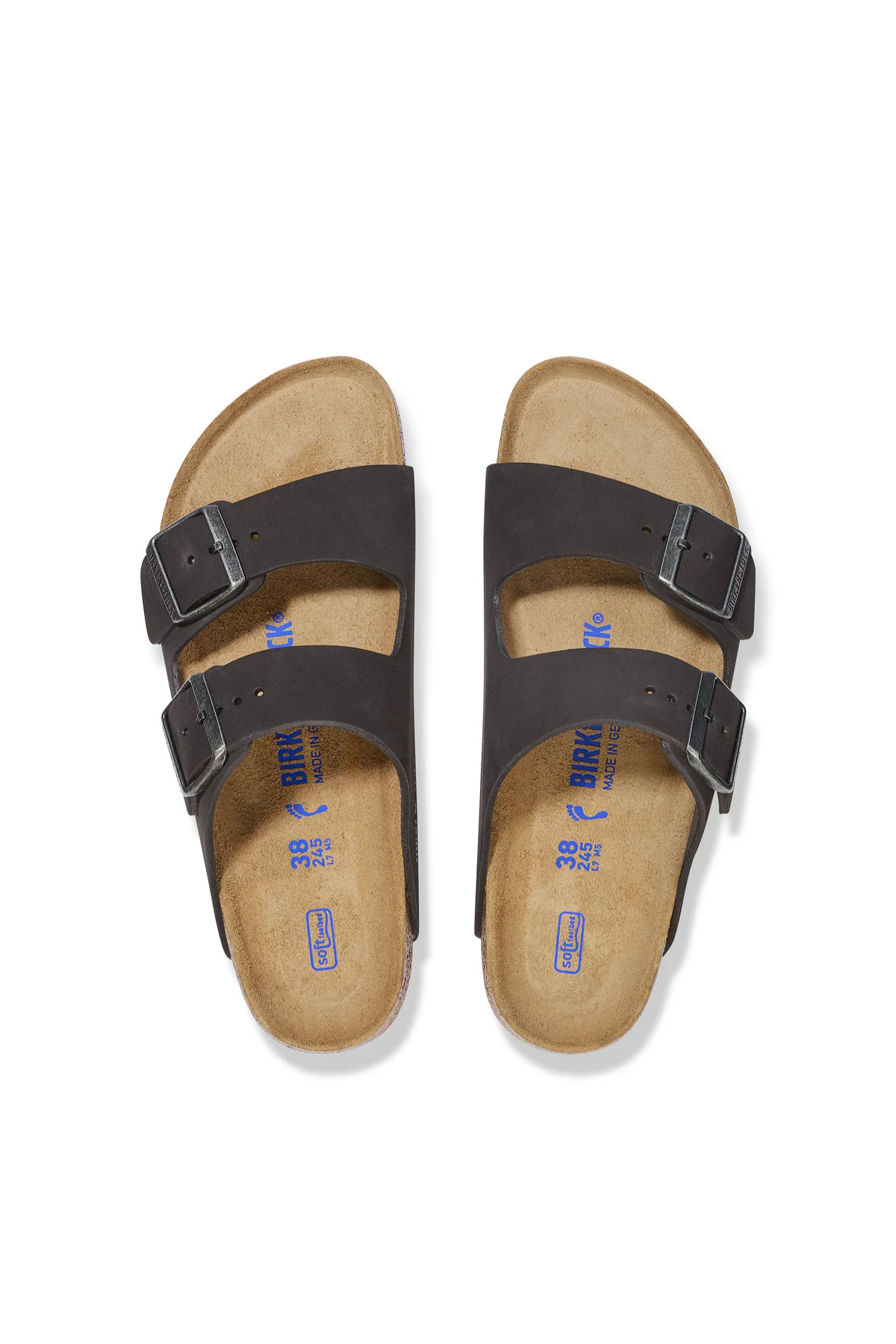 Arizona Sfb Black Nubuck Leather Narrow