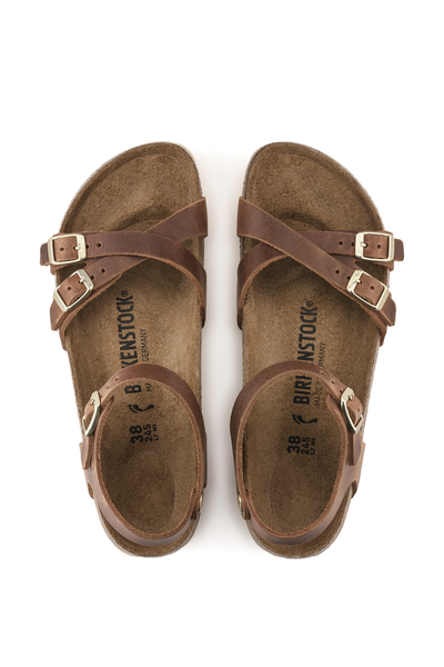 Kumba Cognac Oiled Leather Narrow