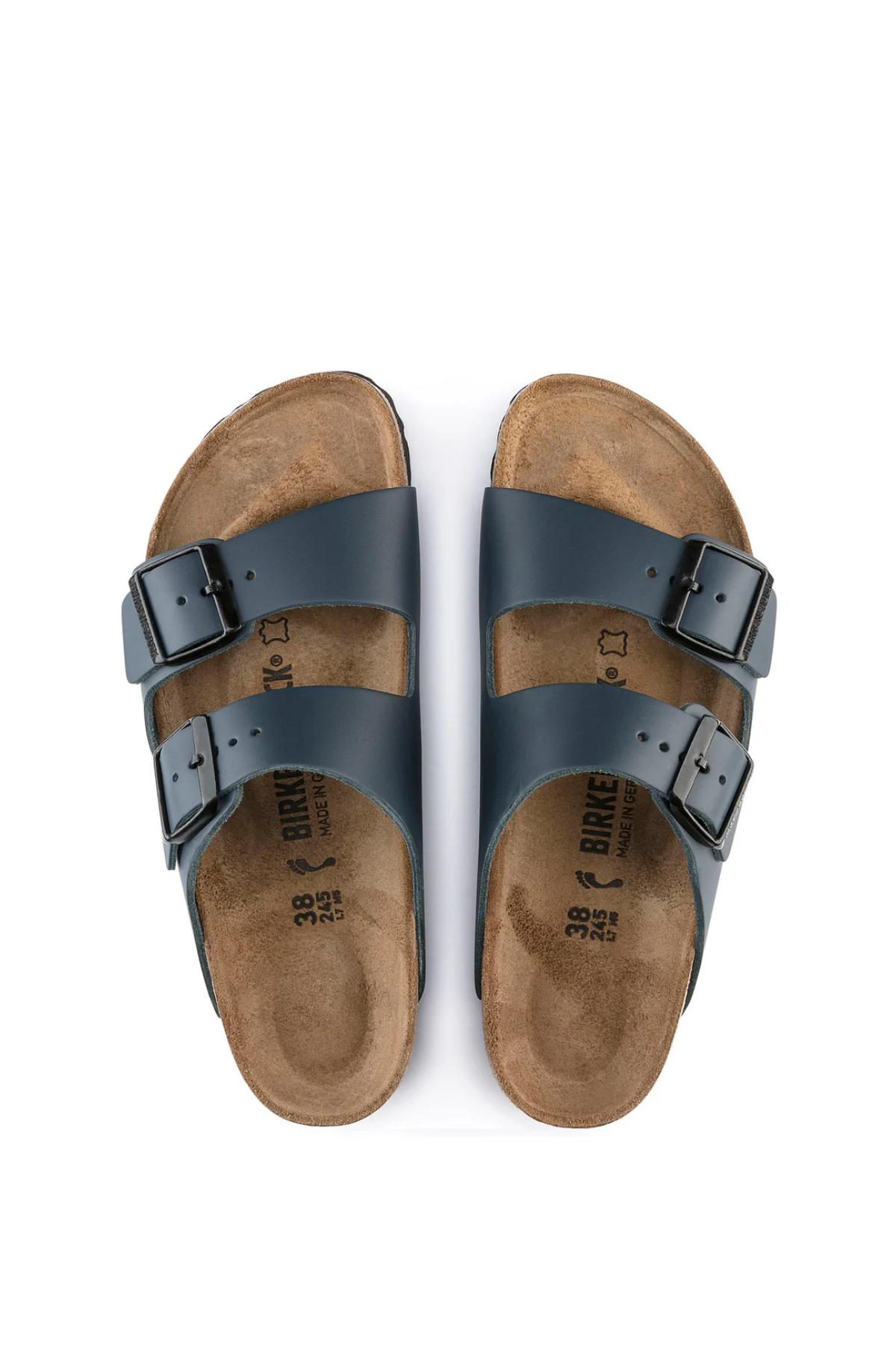Arizona Blue Smooth Leather Narrow