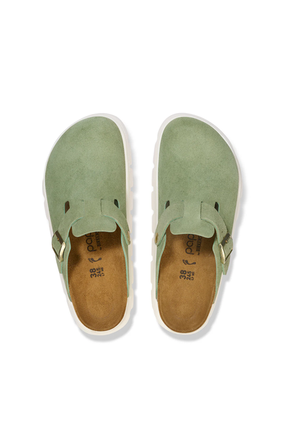 Boston Chunky Green Tea Leather Narrow