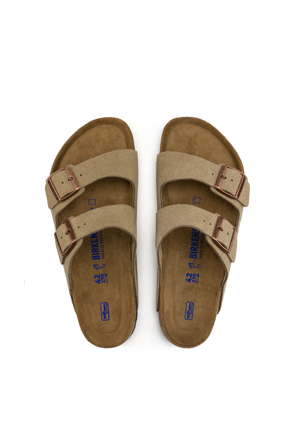 Arizona Sfb Taupe Suede Leather Regular