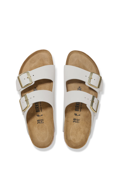 Arizona Antique White Nubuck Leather Narrow