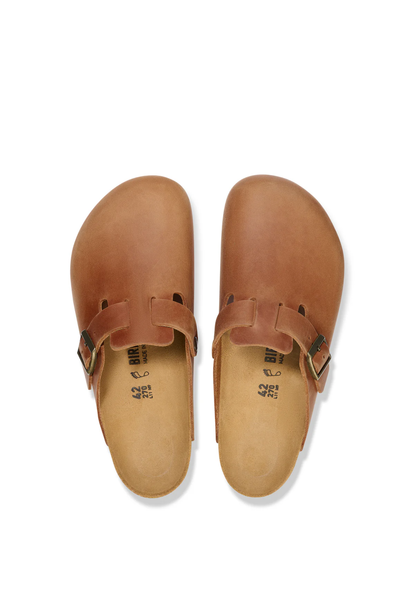 Boston Cognac Oiled Leather Regular