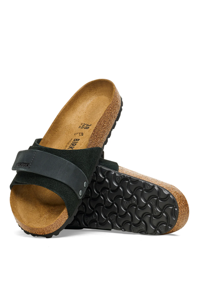 Oita Black Suede/nubuck Leather Narrow
