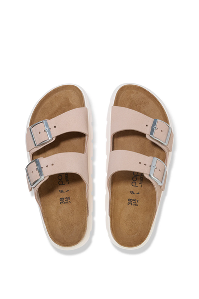 Birkenstock Arizona Chunky Light Rose Suede Leather Narrow