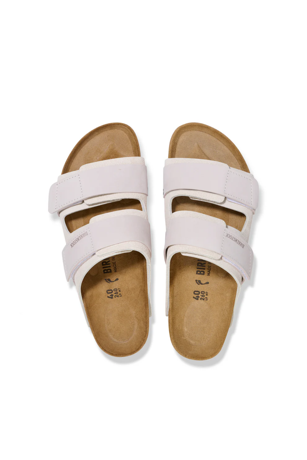 Uji Antique White Suede/nubuck Leather Regular