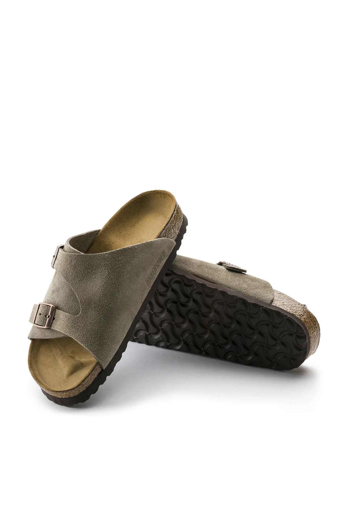 Zurich Taupe Suede Leather Regular