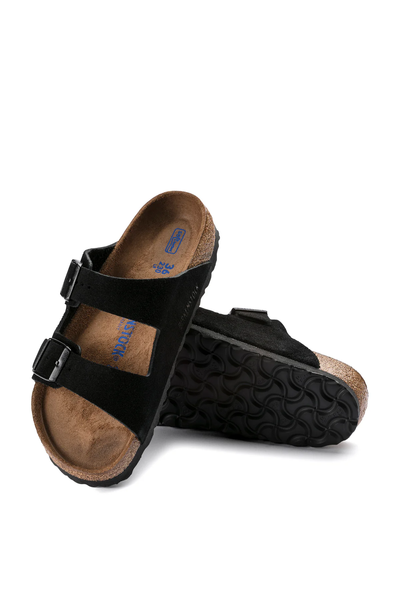 Arizona Sfb Black Suede Leather Narrow