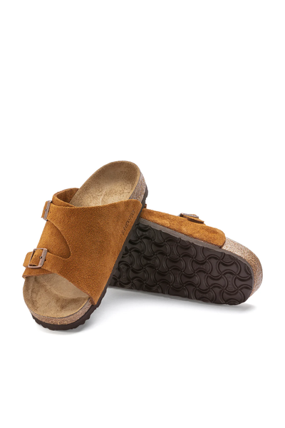 Zurich Mink Suede Leather Narrow