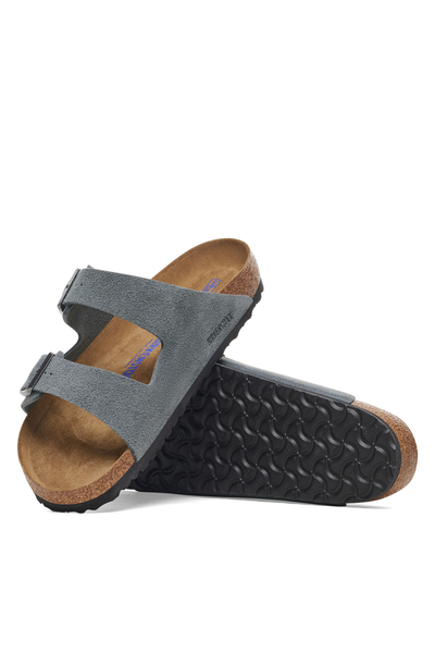 Arizona Sfb Basalt Grey Suede Leather Regular