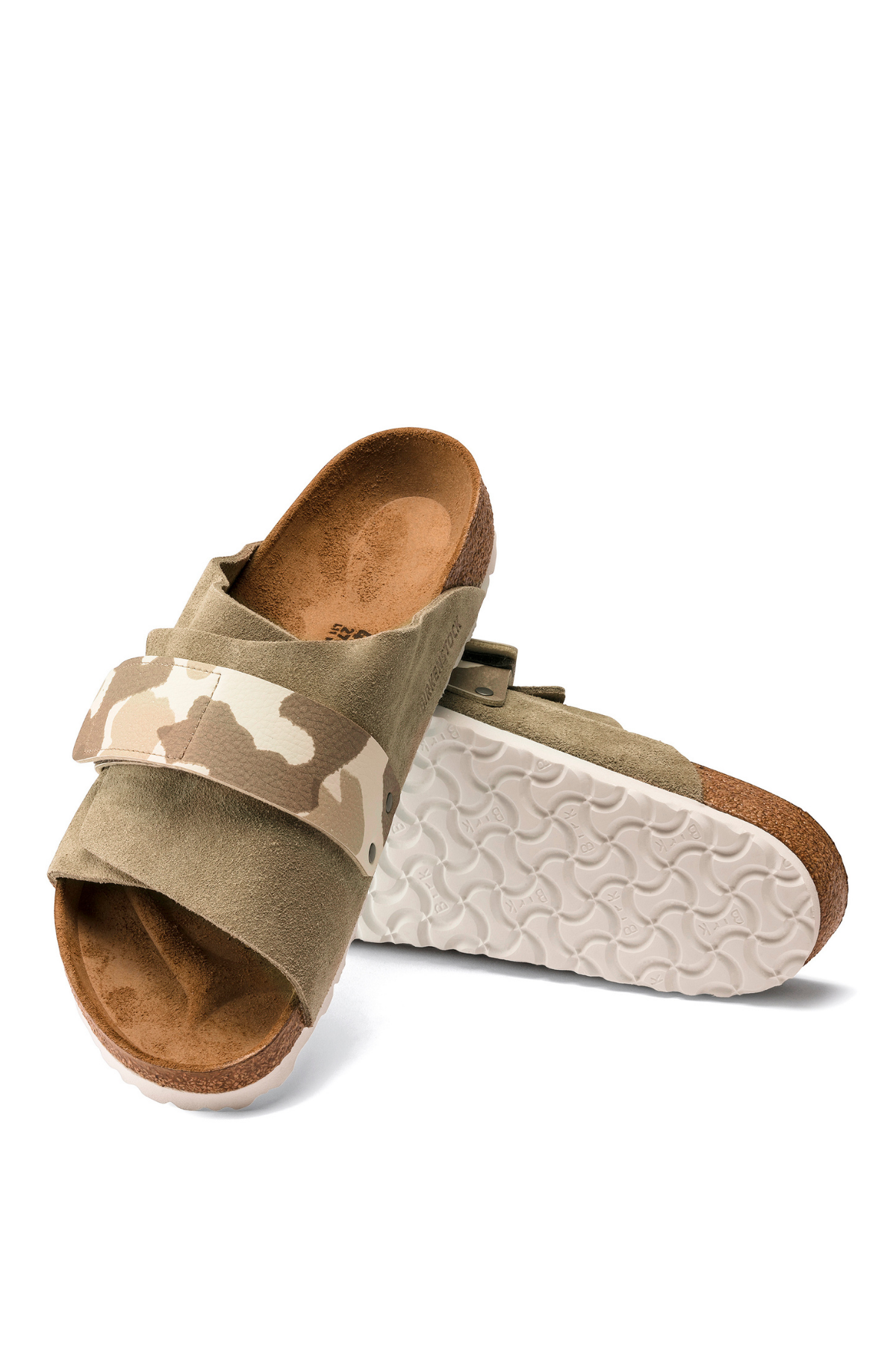 Kyoto Grey Taupe/camo Almond Suede/birko-flor Leather Regular