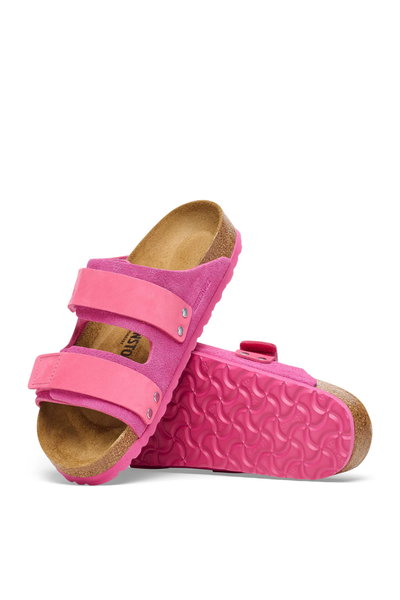 Uji Fuchsia Tulip Suede/nubuck Leather Narrow