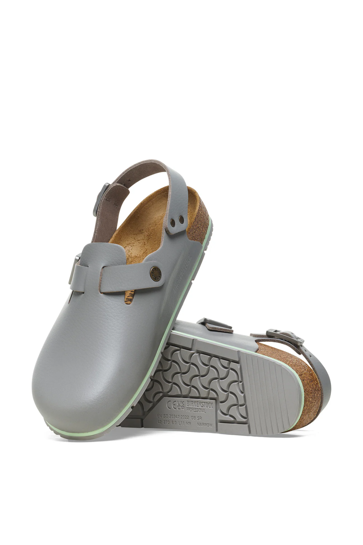 Tokio Pro Gunmetal Grey Pu Coated Natural Leather Narrow