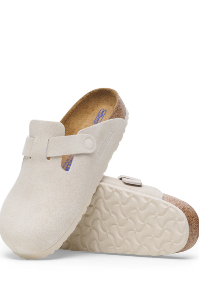 Boston Sfb Antique White Suede Leather Regular