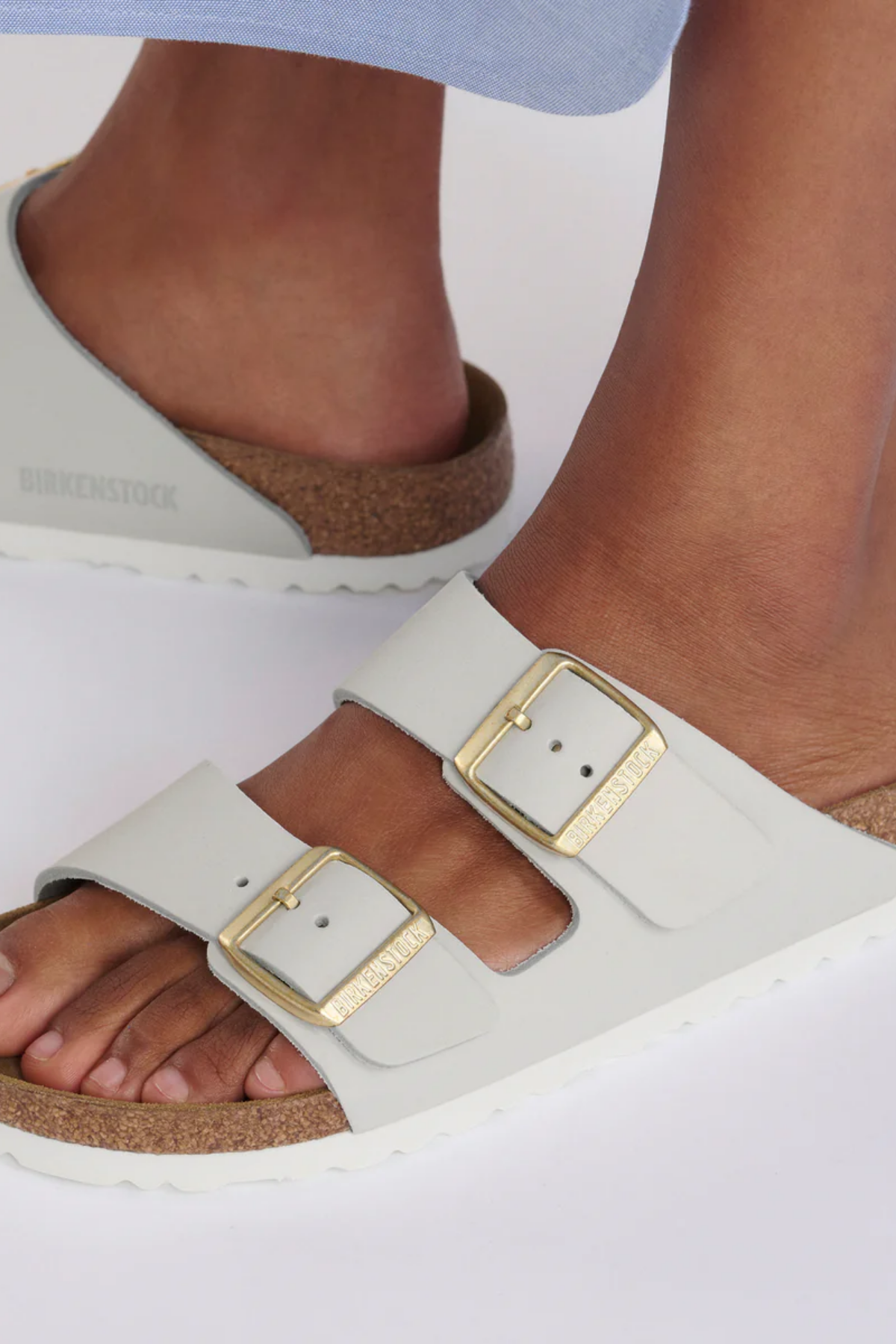Arizona Antique White Nubuck Leather Regular