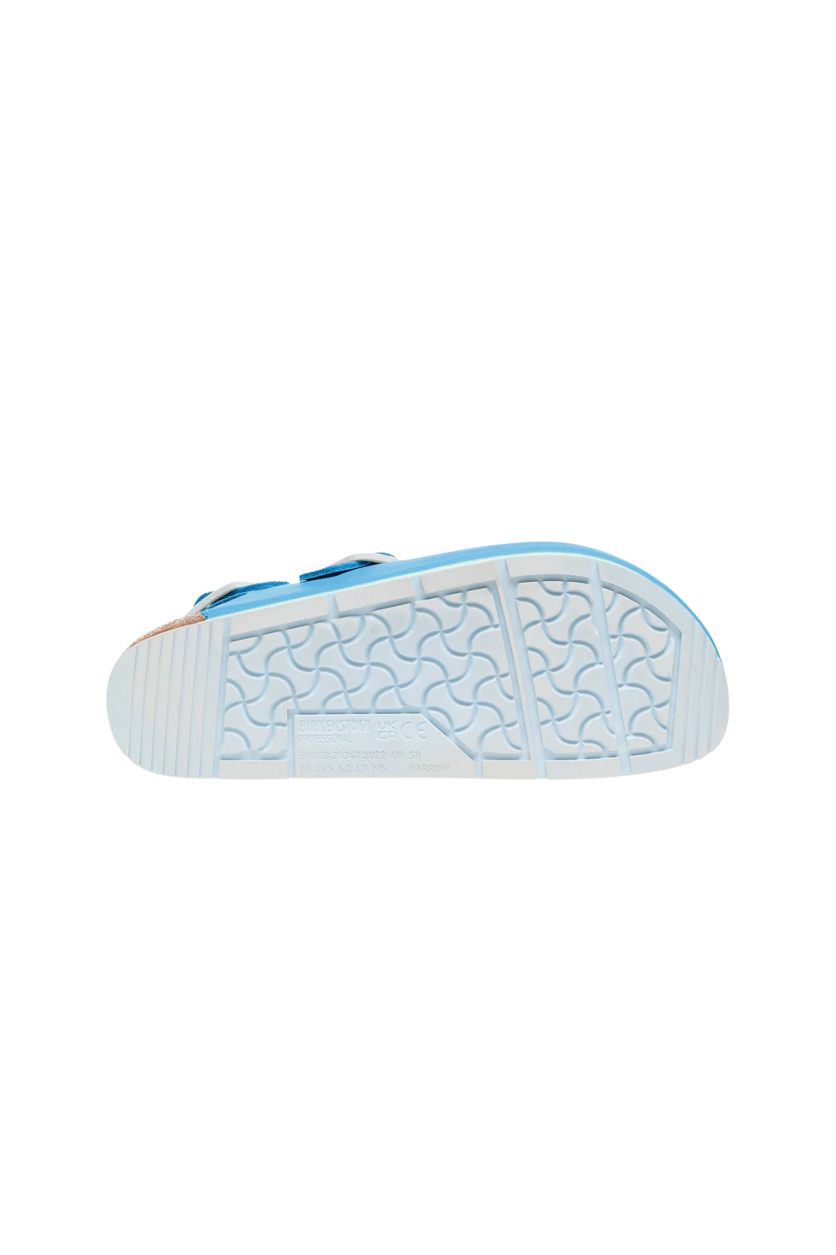 Tokio Pro Sky Blue Pu Coated Natural Leather Narrow