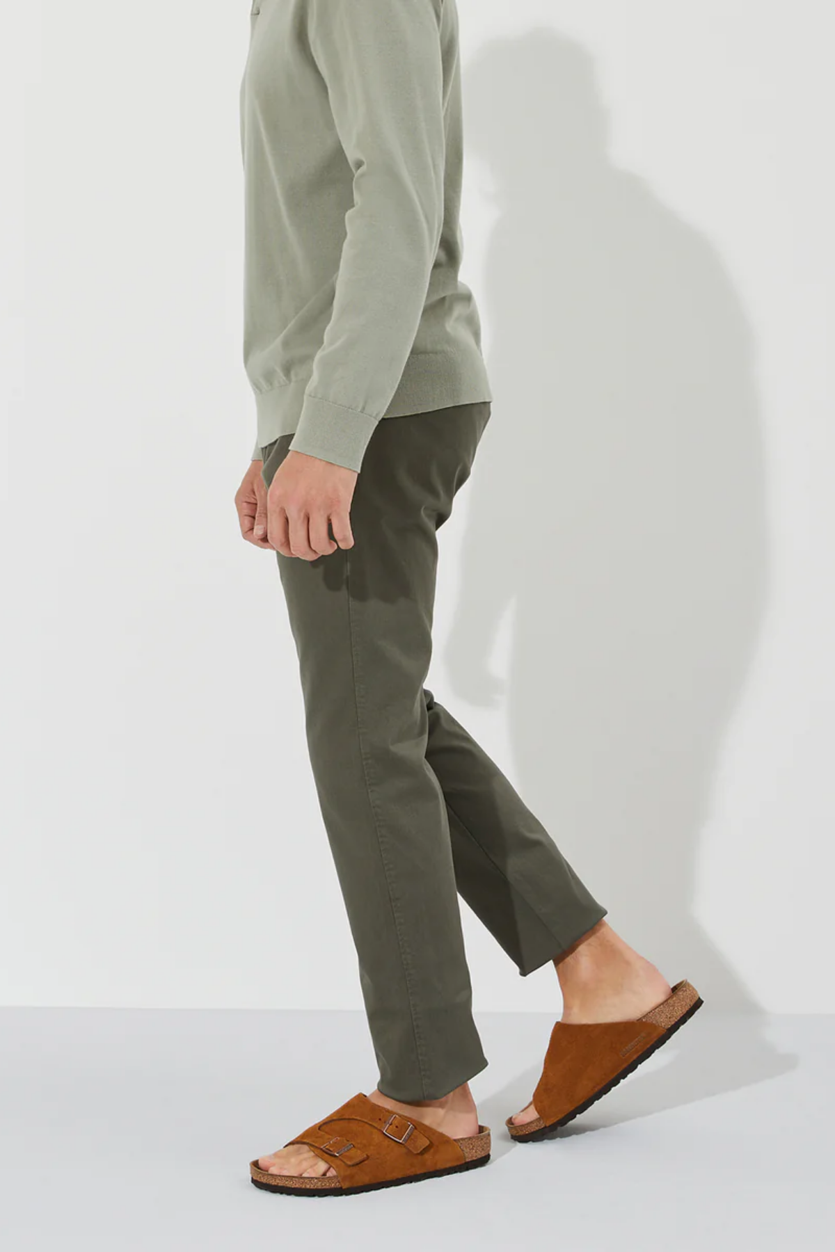 Zurich Mink Suede Leather Narrow