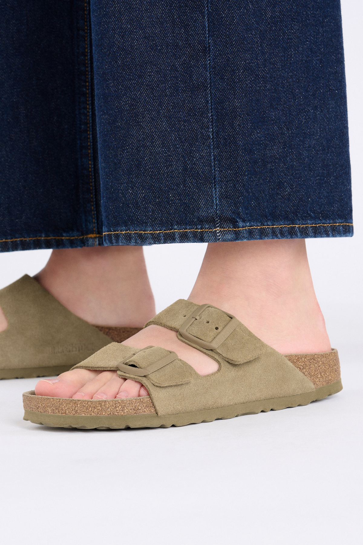 Arizona Sfb Faded Khaki Suede Leather Regular