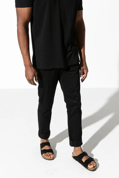 Arizona Sfb Black Suede Leather Narrow