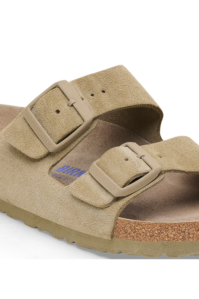 Arizona Sfb Faded Khaki Suede Leather Narrow
