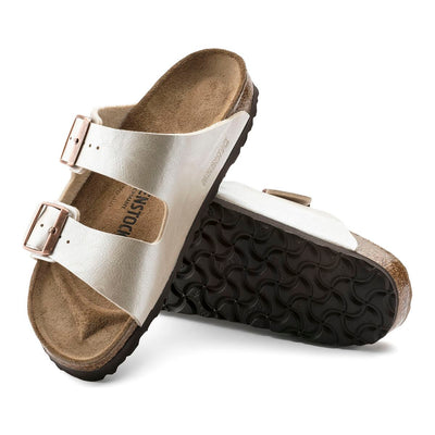 Arizona Birko-Flor Sandal Graceful Pearl White