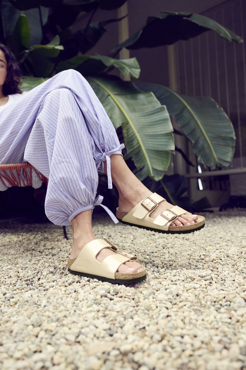 Arizona Birko-Flor Sandal Graceful Pearl White