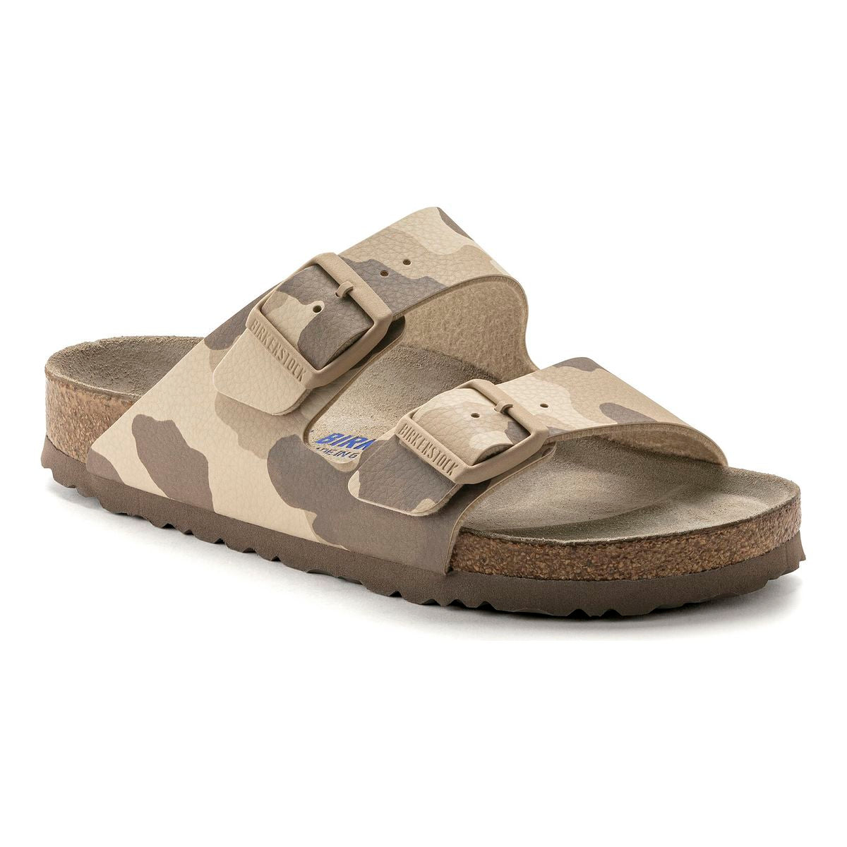 Arizona Soft Footbed Sandal Desert Soil Camo Gray/Taupe