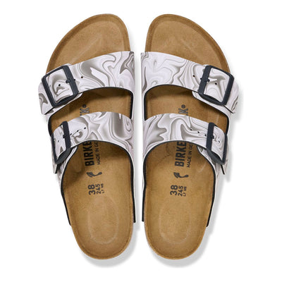Arizona Birko-Flor Sandal Marble Black