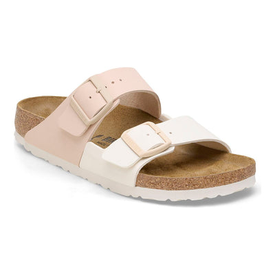 Birkenstock Arizona Split Birko-Flor — Eggshell / New Beige