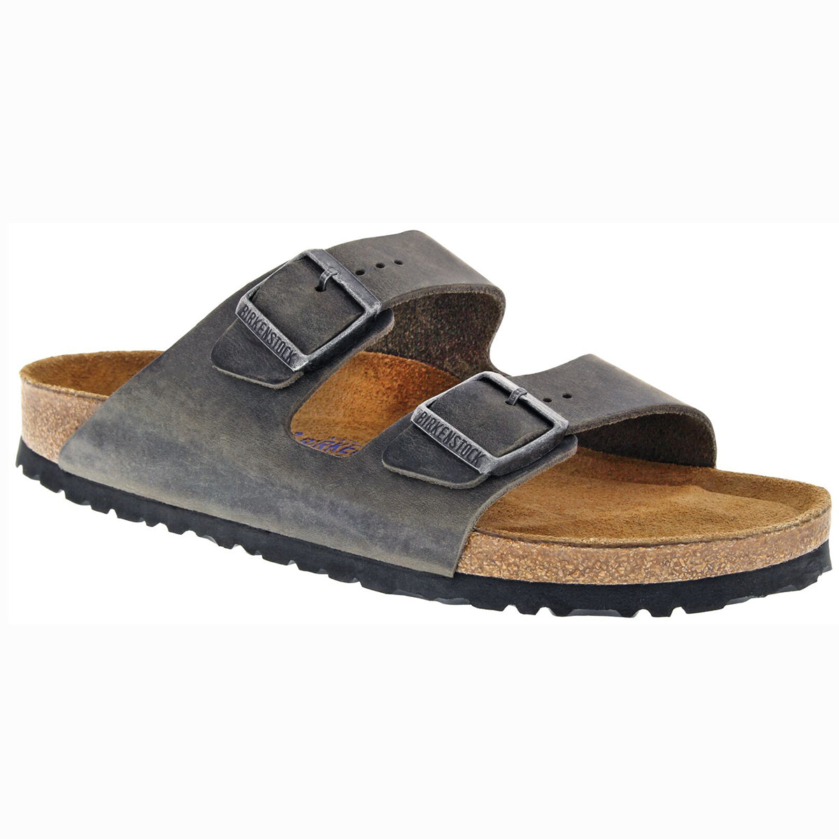 Arizona Soft Footbed Iron Grey Oiled Leather