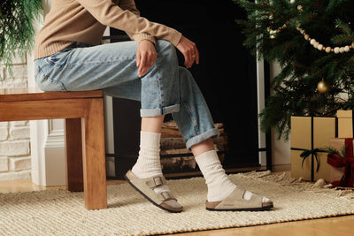 Arizona Soft Footbed Taupe Suede