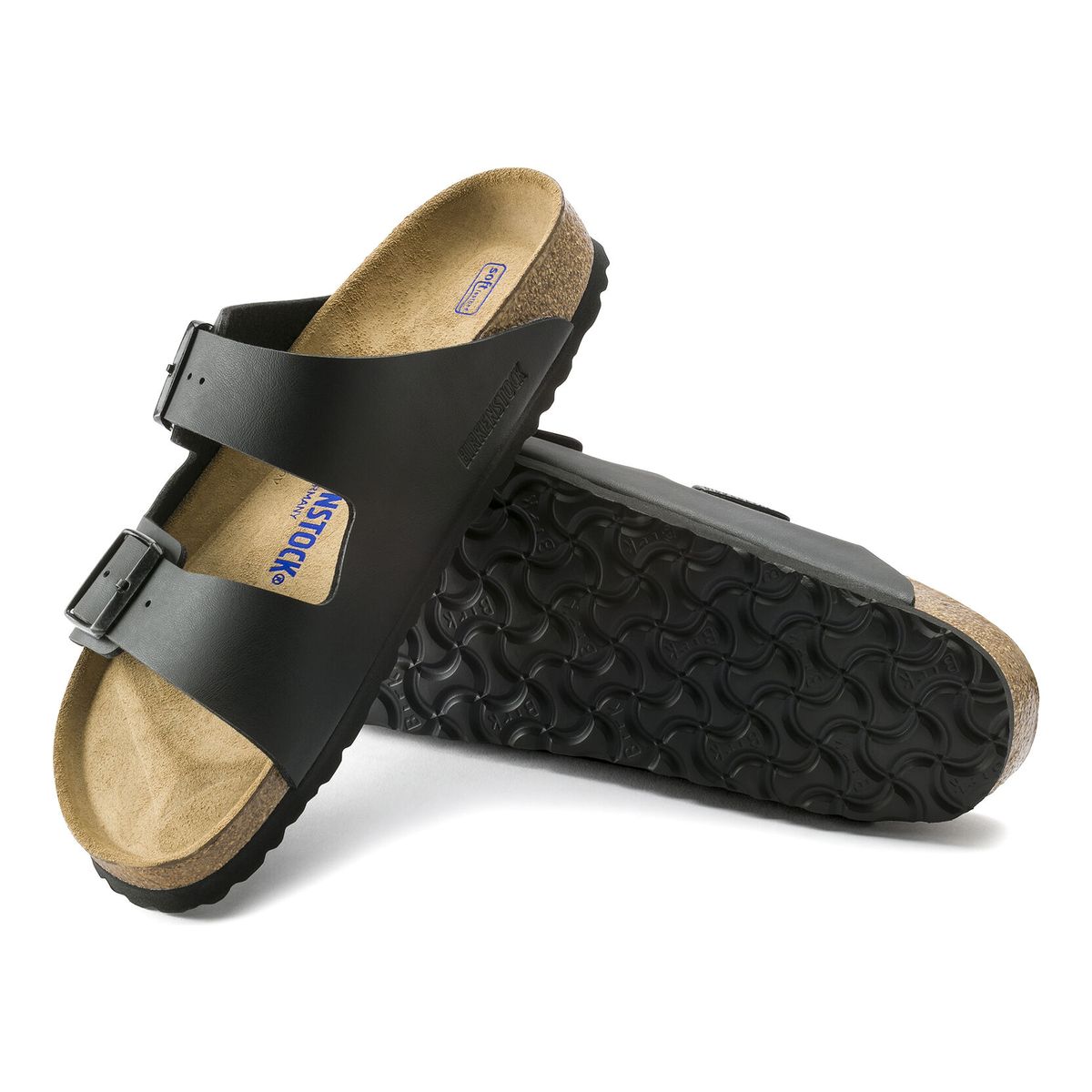 Arizona Soft Footbed Black Birko-Flor