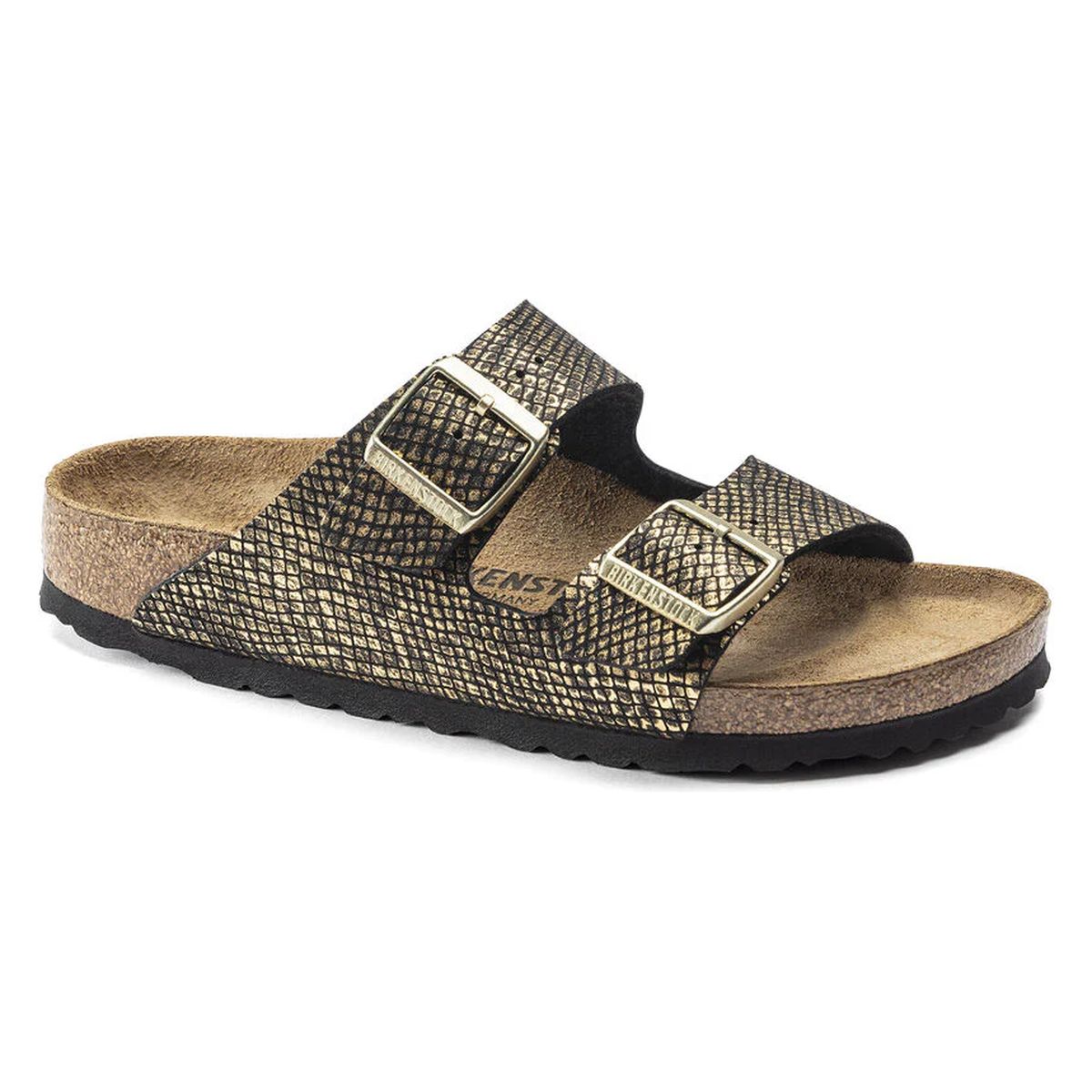 Birkenstock Women's Arizona in Shiny Python