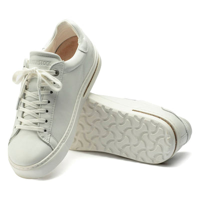 Bend Leather Lace-Up Sneaker White (Unisex)