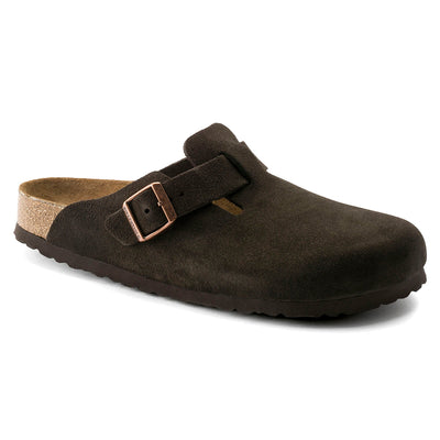 Birkenstock Boston Soft Footbed Unisex Clog In Mocha