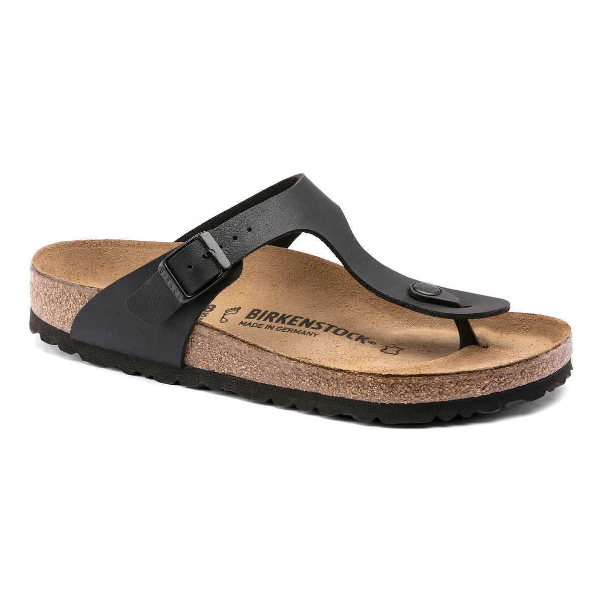 Birkenstock Gizeh Birko-Flor in Black