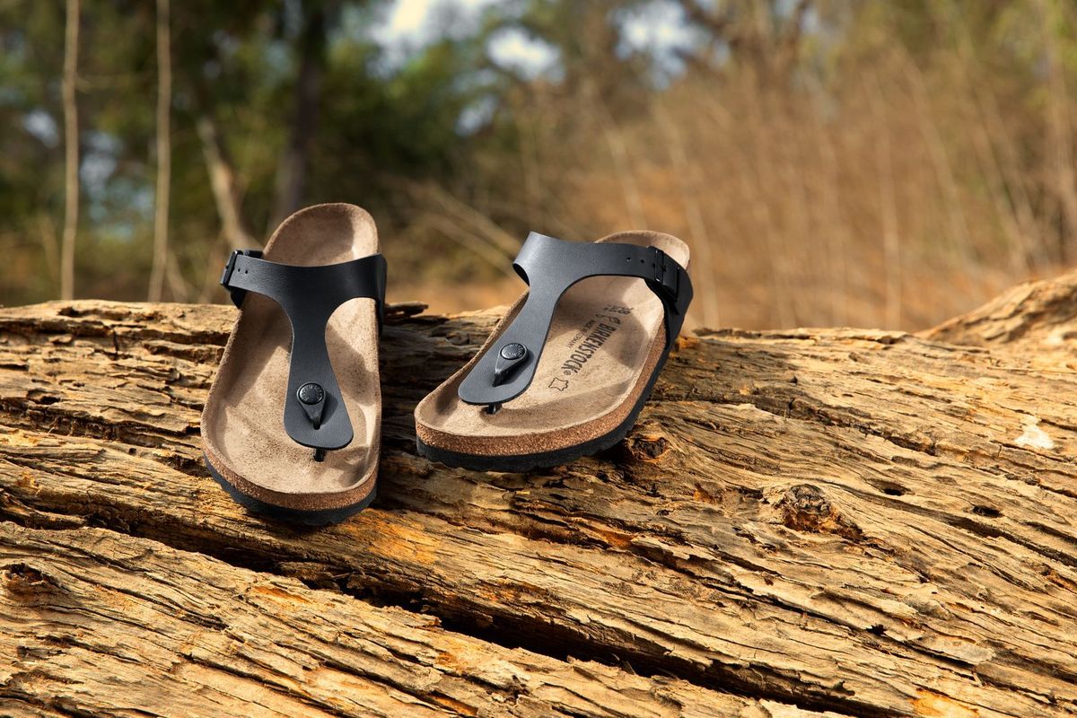 Birkenstock Gizeh Birko-Flor in Black