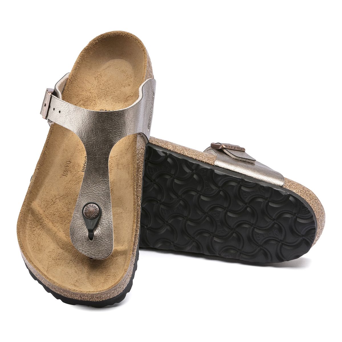 Birkenstock Gizeh Birko-Flor in Taupe