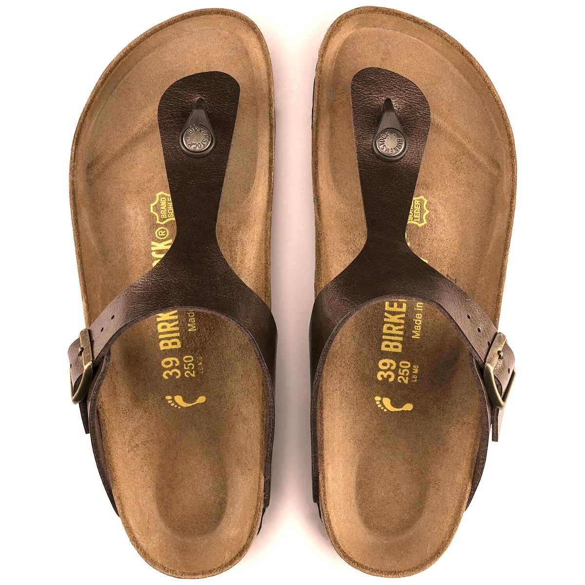 Birkenstock Gizeh Birko-Flor in Toffee