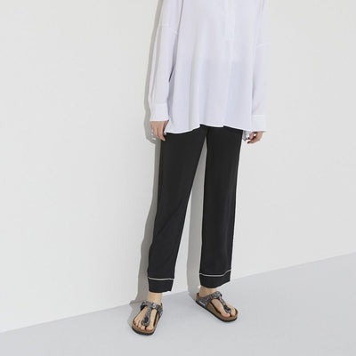 Birkenstock Gizeh Birko-Flor in Metallic Black