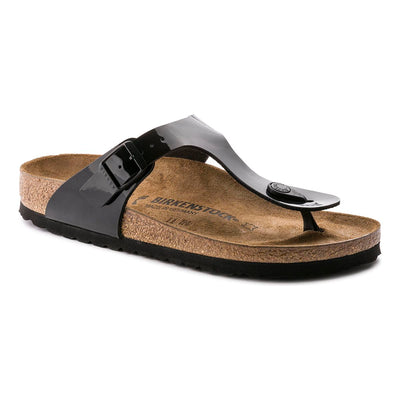 Birkenstock Gizeh Birko-Flor in Black Patent