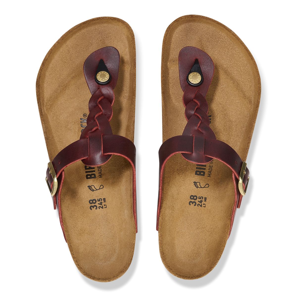 Gizeh Braided Oiled Leather