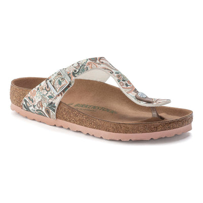 Birkenstock Gizeh Vegan White Floral