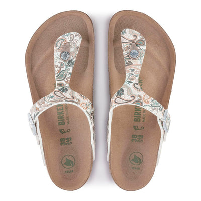 Birkenstock Gizeh Vegan White Floral