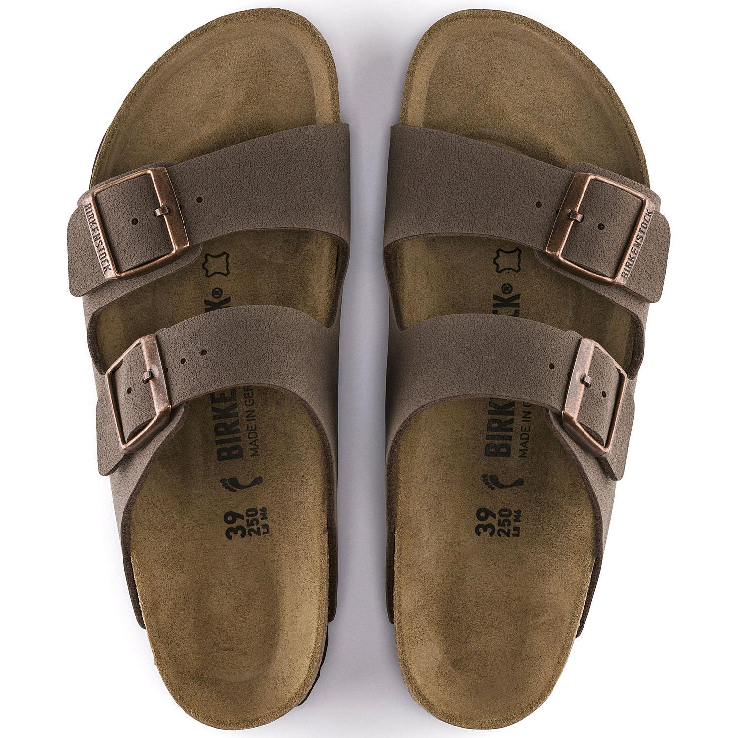 ARIZONA BIRKO-FLOR NUBUCK MOCHA SANDAL