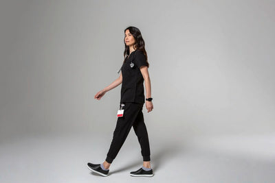 Birkenstock QO400 Slip on Unisex Work Sneaker in Black