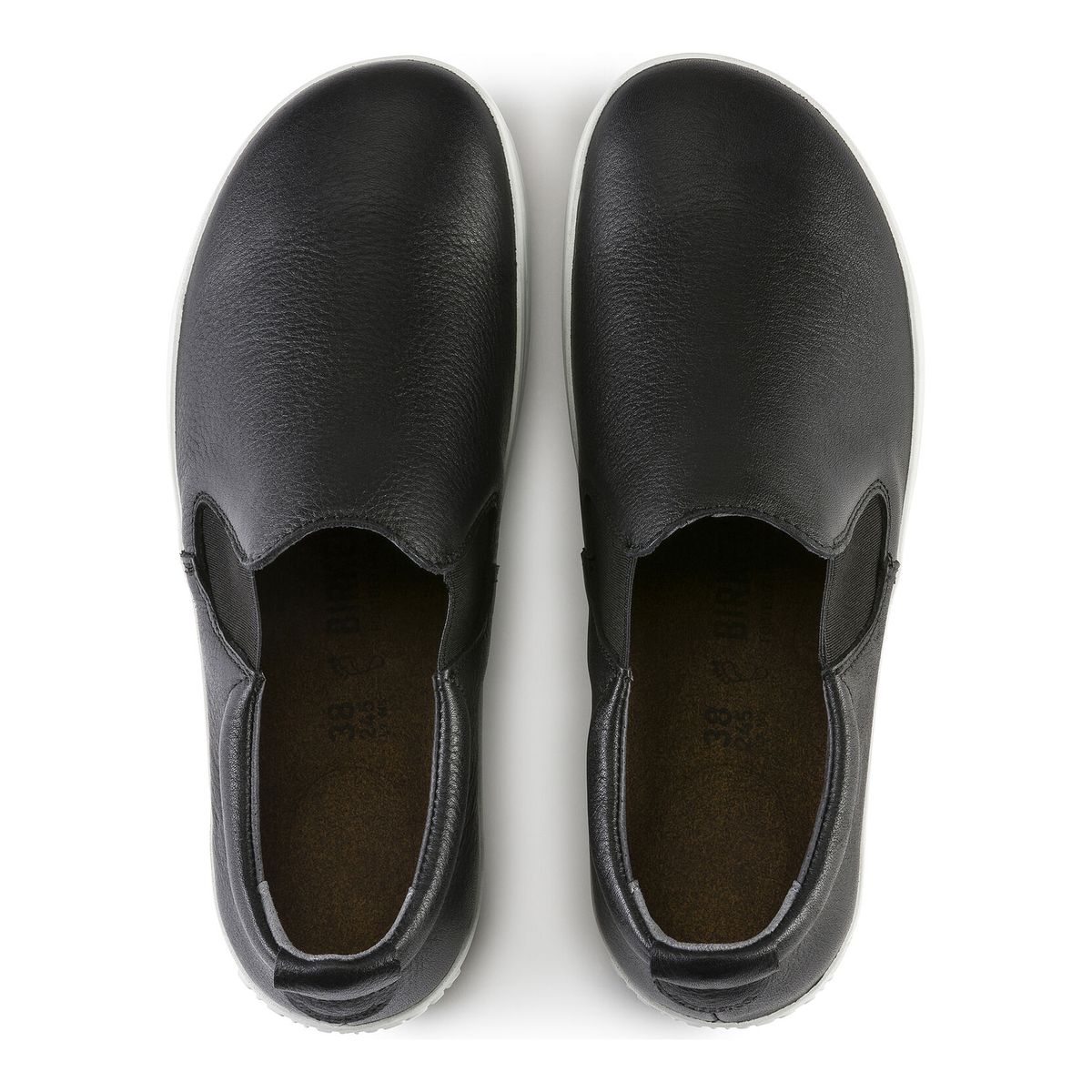 Birkenstock QO400 Slip on Unisex Work Sneaker in Black