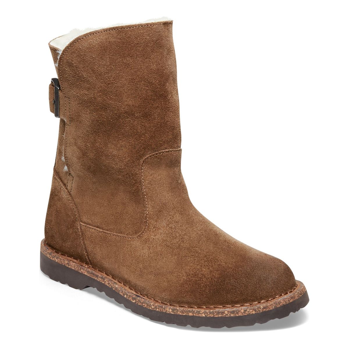 Birkenstock Uppsala Pull On Shearling Boot in Dark Tea