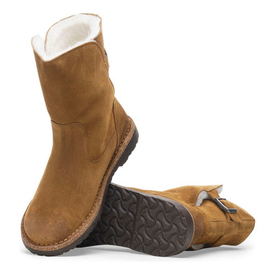 Birkenstock Uppsala Pull On Shearling Boot in Dark Tea
